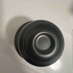 Defiant Aged Bronze Dummy Door Knobs